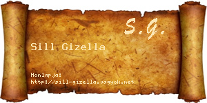 Sill Gizella névjegykártya